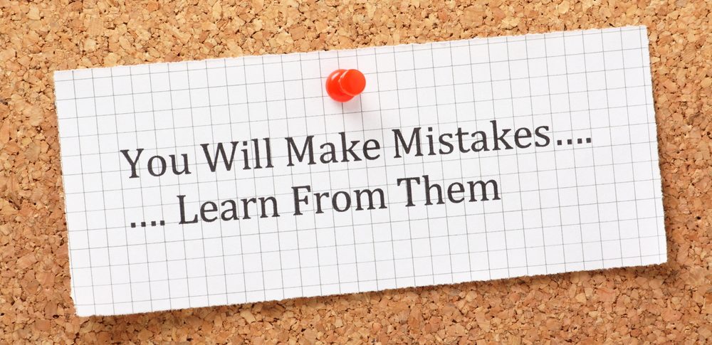 Fehler sind sehr wichtige Lernwerkzeuge für das weitere Leben